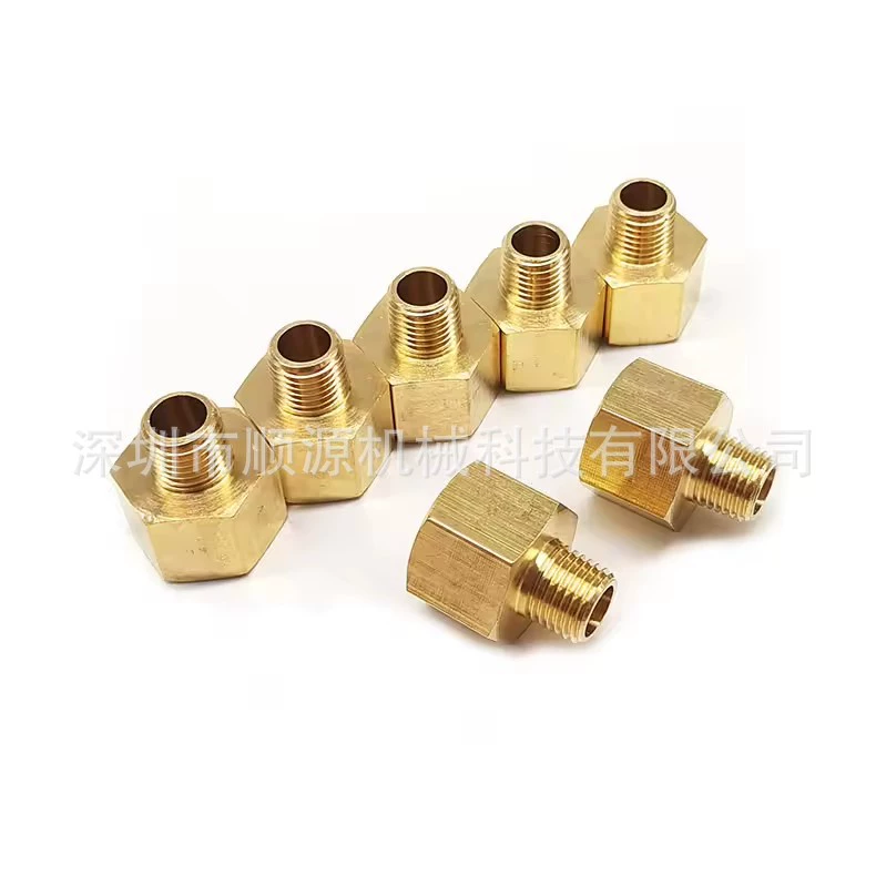 Латунная медная стандартная NPT зубная внутренняя и внешняя медная прямая преобразование внутренней проволоки в 4 минуты