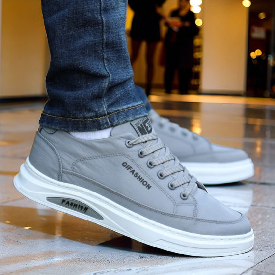 Men's Shoes Autumn Breathable Deodorant Black Cloth Shoes Men's Casual Shoes Non-slip Sneakers Korean Style Trendy Shoes Men's Canvas Shoes