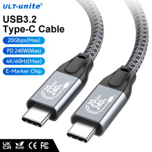 USB3.2 Type-C Cable 20Gbps 4K/60Hz PD240W E-Marker Chip