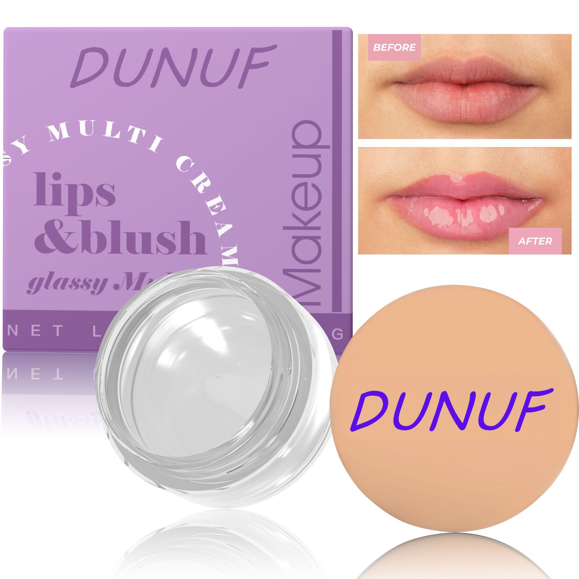 Check out DUNUF Transparent Gel Glass Gradient Blush! Link Disclaimer - For Foreign trade only undefined