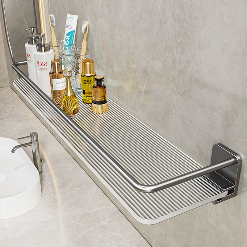 Акриловая полка для хранения в ванной комнате без перфорации, косметика для ванной комнаты, умывальник, настенное подвесное полотенце Ma Xiao