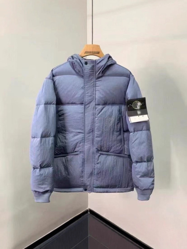 石头罗盘金属男女装加厚羽绒棉服拉链宽松百搭面包服休闲经典跨境|undefined