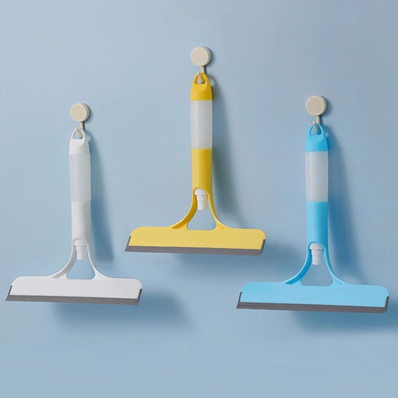 Limpiaparabrisas con chorro de agua, raspador de baño, herramienta de limpieza, espejo de baño, cepillo de ventana, limpieza, artefacto de limpieza de vidrio