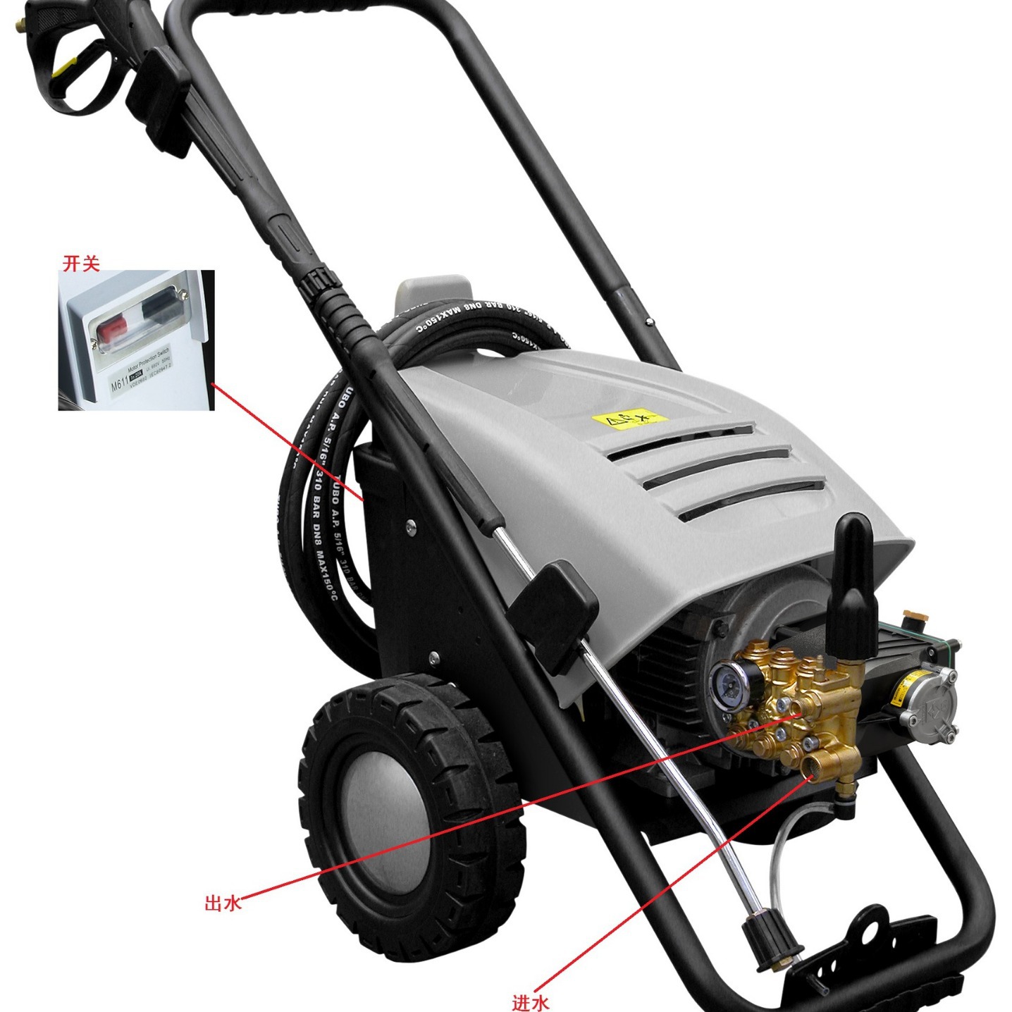 LAVOR高压冷水清洗机 路面墙面清洁高压清洗设备 小型冷水清洗机