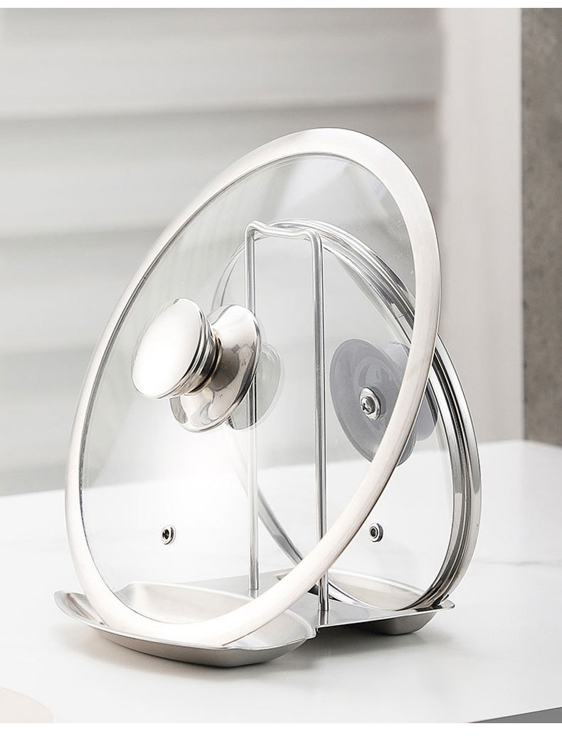 加厚不锈钢锅盖架汤勺架 厨房置物架带接水盘多用途收纳架小工具.jpg