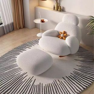 Lazy sofa rocking chair, net red simple balcony single recliner, living room home leisure rocking chair sofa