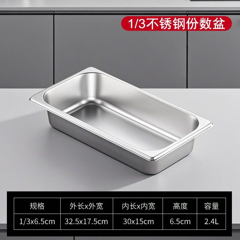 Contenedor Gastronómico con Tapa, Acero Inoxidable 201, Rectangular, para Carros de Comida Rápida