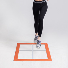 跨境新品田空格運動訓練器多用途創意家居健身美體訓練器健身器材