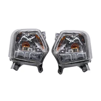 Electric vehicle fender | full vehicle accessories plastic - white-front-turn-signal-light