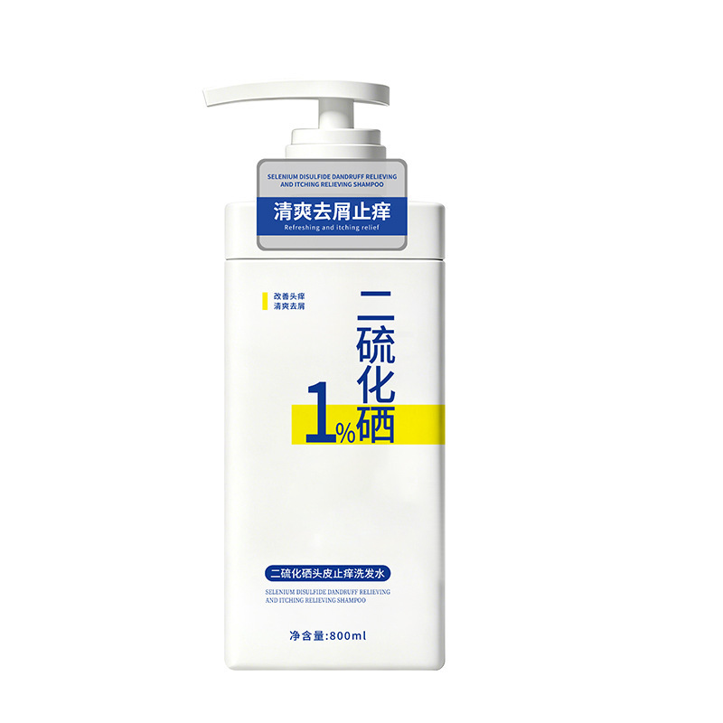 RuiQiao, shampoo de disulfuro de selenio para el cuero cabelludo, antiprurito, anticuerpo de caspa, control de aceite, limpieza y shampoo suave. image 5