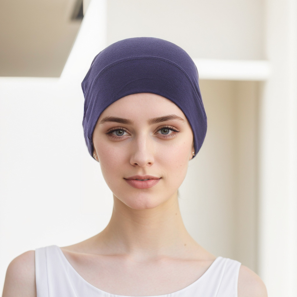 Muslimischer Hut, mehrfarbig, elastische Kappe aus merzerisierter Baumwolle_voghion.com