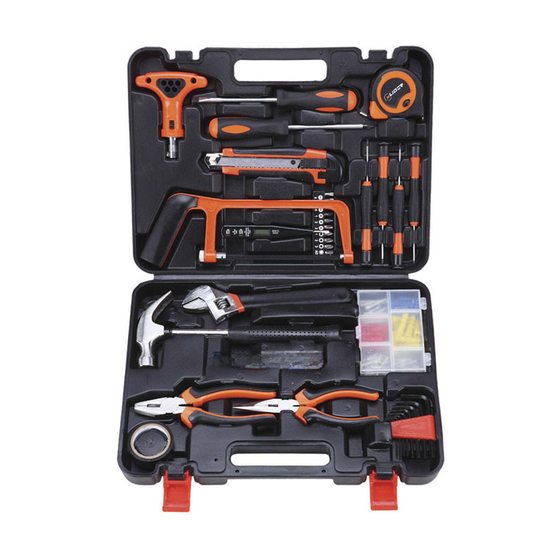 Hardware tools suit combination set household manual woodworking toolbox power tools gift repair wholesale