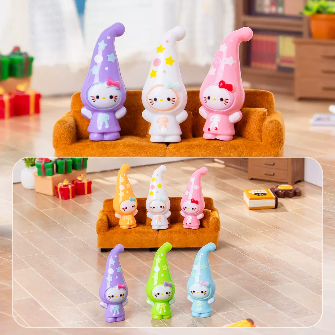 创意卡通动漫小精灵kitty猫diy树脂工艺装饰品家居办公室桌面摆件