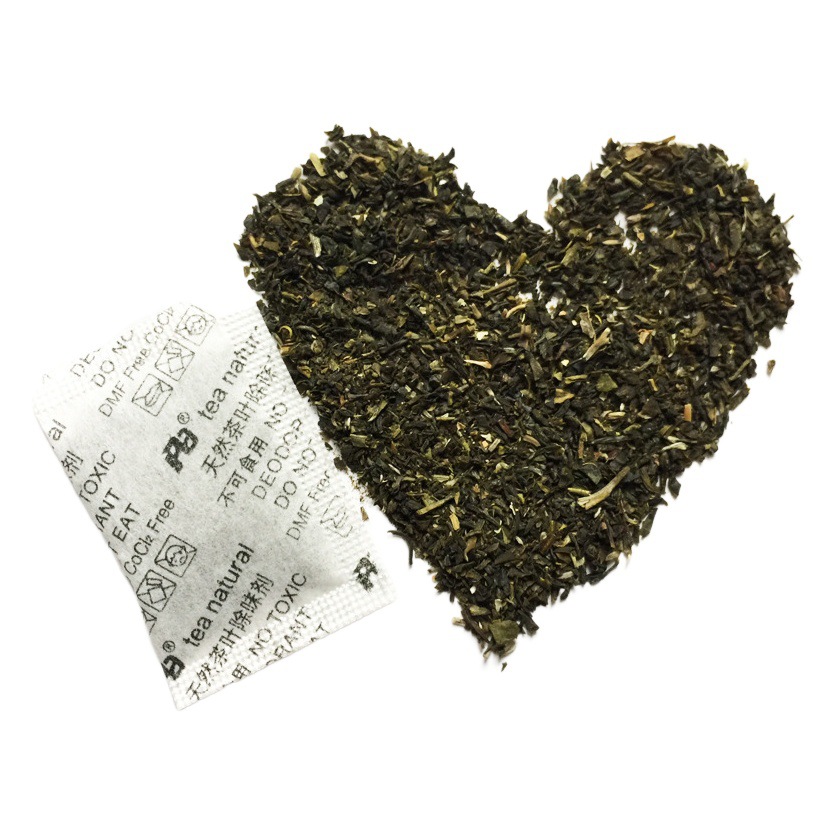 Desodorante taza de té de aislamiento desecante de grado alimenticio chaqueta desodorante desecante a prueba de humedad fábrica al por mayor