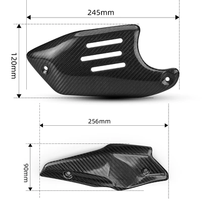 Motorcycle exhaust pipe, Exhaust Pipe Anti-Scalding Cover Combination