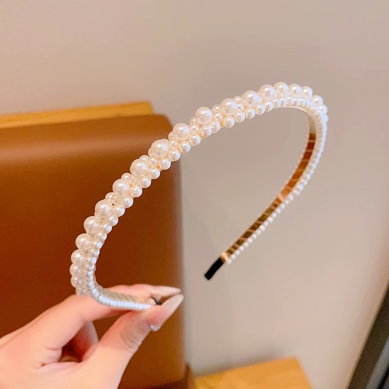 Super Hada niña princesa tocado horquilla de alto sentido de los niños perla diadema niña Mori Hada belleza no apretado pelo paquete