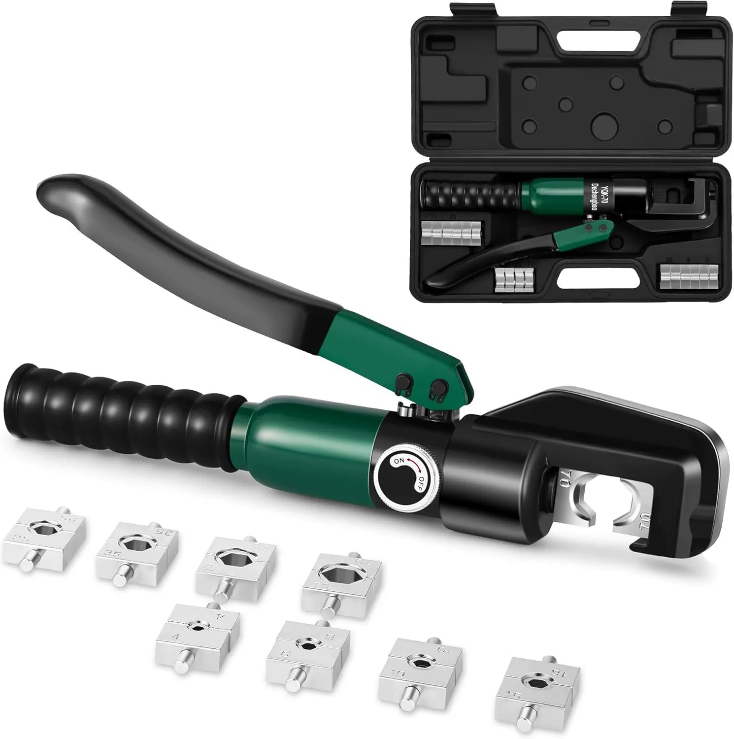 Гидравлические клещи для обжима кабельных наконечников Dechengbao 6–70 мм²