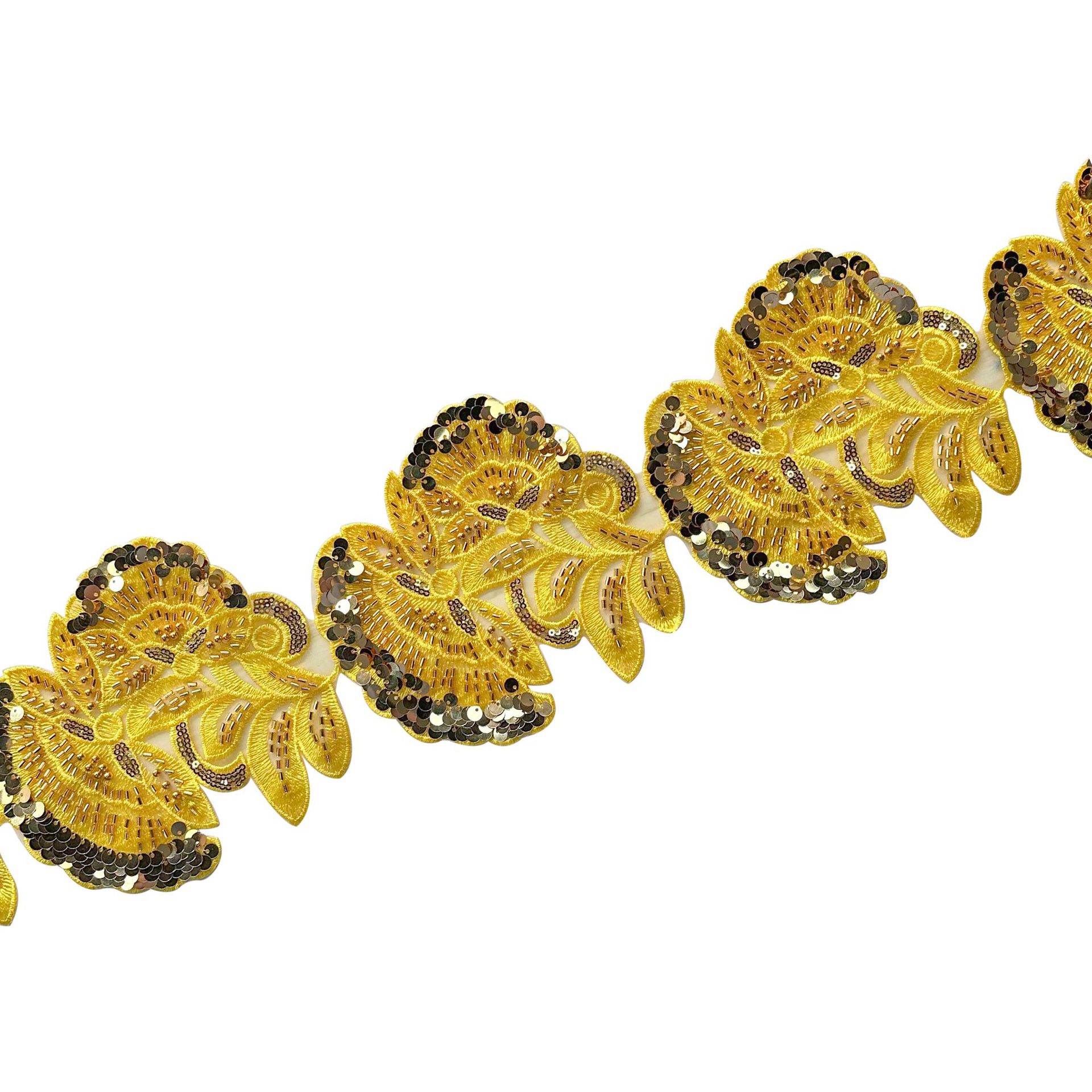 Hermosas pañuelas multicolores bordadas de encaje decoración de tela calcomanías de estilo nacional vestido vestido pantalones pie decoración pegatinas image 18