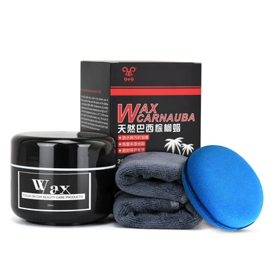 Factory Direct Sales: Natural Brazilian Palm Wax for Cars, Solid Wax for Polishing and Decontamination, Car Wax, Cross-Border Hot-Selling Product (Car wax) - natural-carnauba-wax-200g