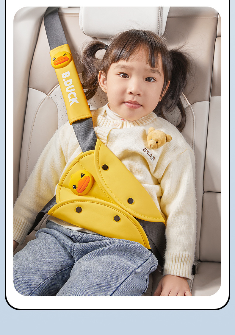 Car Child Safety Belt Limiter and Shoulder Protector Set, Anti-Neck Strangulation, Rear Seat Adjustment Tool Wholesale