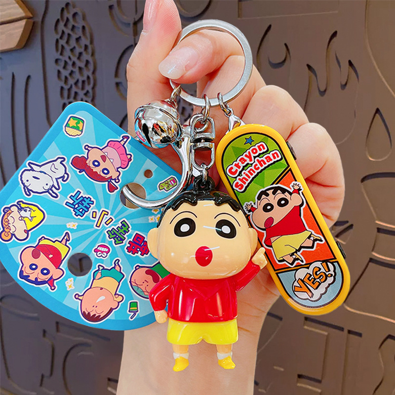 本物のクレヨンしんちゃん恋人ビスケットシリーズキーホルダーかわいいバッグペンダント車のキーチェーンギフト卸売|undefined