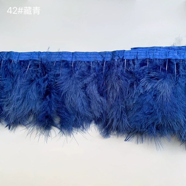 42# Navy blue [high-quality feathers] 2 meters/piece