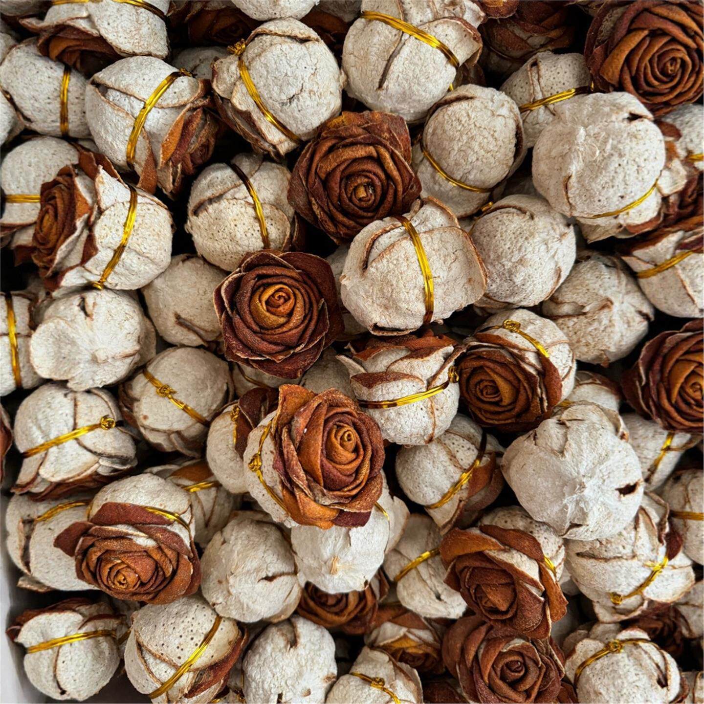 Xinhui Chenpi Rose Shaped Dried Tangerine Peel Flower 600g Gift Box for Tea and Brewing quality and texture