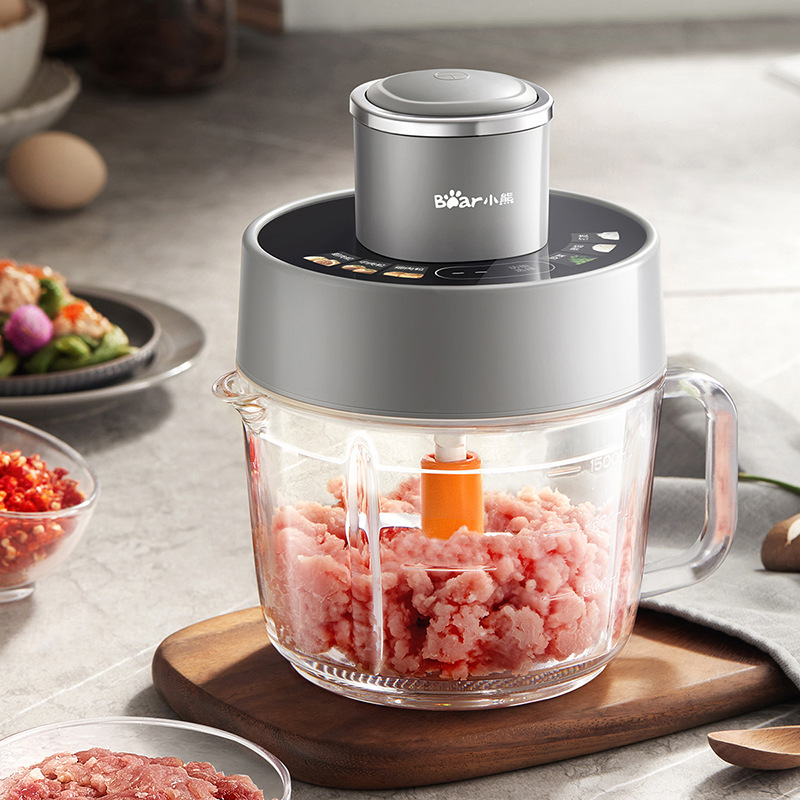 Bear Meat Grinder Qsj-L03Y3 Household Electric Small Automatic Multi-Function Meat Grinder 2L Bear Meat Grinder Qsj-L03Y3 Household Electric Small Automatic Multi-Function Meat Grinder 2L
