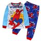 Spring Autumn Winter Boys Cotton Pajamas Long Sleeve Boys Children Cartoon Suit Baby Home Clothes Spider-Man Captain America