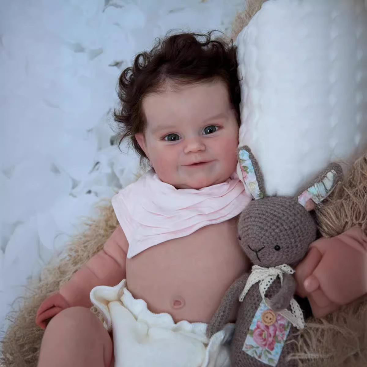 50 cm linda muñeca de simulación Maddie cabello implantado fuente de comercio electrónico transfronterizo una generación