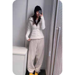 毒家现货25ss lulu新款轻薄羽绒服秋冬运动连帽羽绒服夹克