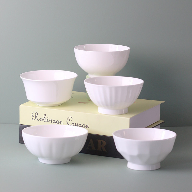 Bone china tableware dishes suit rice bowl household simple ceramic noodle bowl glaze color ins tableware customization Bone china tableware dishes suit rice bowl household simple ceramic noodle bowl glaze color ins tableware customization