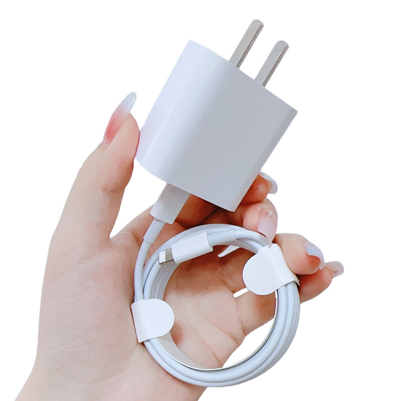 Pd30W Charging Head Pd Fast Charging Cable Suitable for Apple 15 Charger Original Set Mobile Phone 20W Head Wholesale Flash Charging