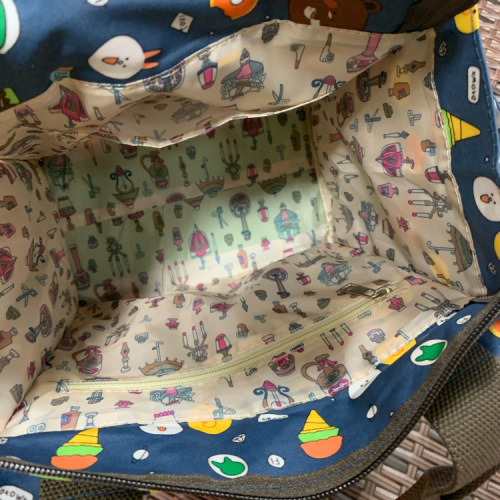 New waterproof and oil-proof with water cup and umbrella position for students to go to work portable lunch box bag lunch bag hand-carrying mommy bag