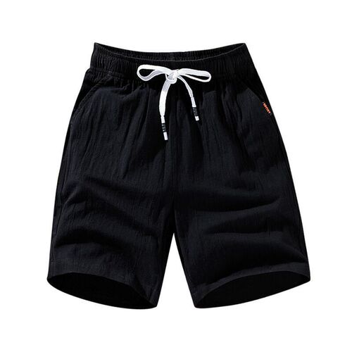 Fashionable summer fashion brand thin loose large size medium pants casual quarter pants all-matching retro men's casual pants