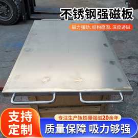 厂家专业生产 除铁器 不锈钢大磁才板 除铁磁板 60*40*3CM强磁板