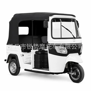 Fuel-powered three-wheeled motorcycle with canopy for passenger transport, Southeast Asian cross-border TUK-TUK passenger three-wheeled motorcycle