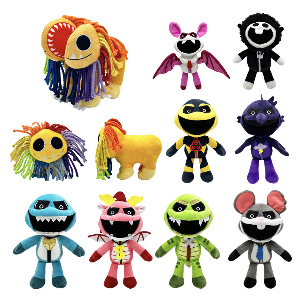 Cross-Border New Nightmare Critters Poppy Game Lamb Colorfulful Lion Plush Doll