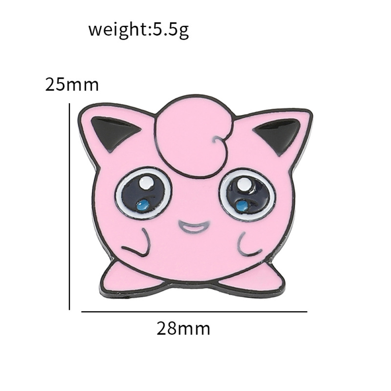 ポケモンのアニメ漫画の周辺のペットの妖精のピンの宝は夢の雷の丘のかわいいバッジのブローチの卸売りをすることができます。|undefined