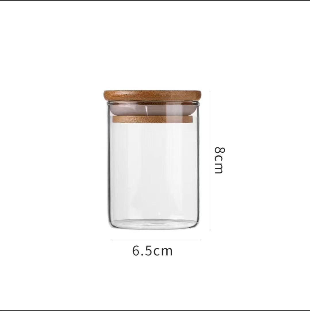 Caja de especias, botella de condimento, botella dividida, tanque de sellado de vidrio de alto silicio, tanque de almacenamiento, botella de condimento, botella de cocina doméstica