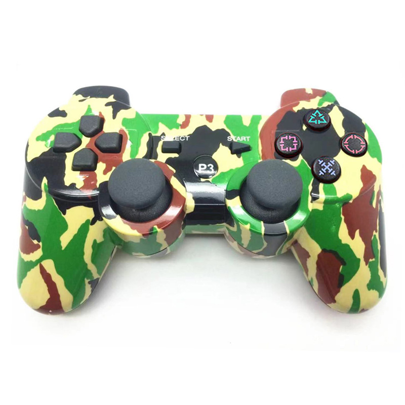 Mango PS3 transfronterizo al por mayor de fábrica doble vibración doble caballo botón de copo de nieve PS3 mango de juego inalámbrico Bluetooth