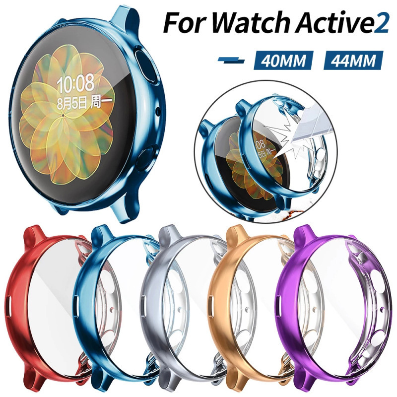 Suitable for Samsung Galaxy Watch Active 2Nd Generation Watch Protective Cover Tpu Transparent Electroplating Anti-Fall Watch Cover Suitable for Samsung Galaxy Watch Active 2Nd Generation Watch Protective Cover Tpu Transparent Electroplating Anti-Fall Watch Cover