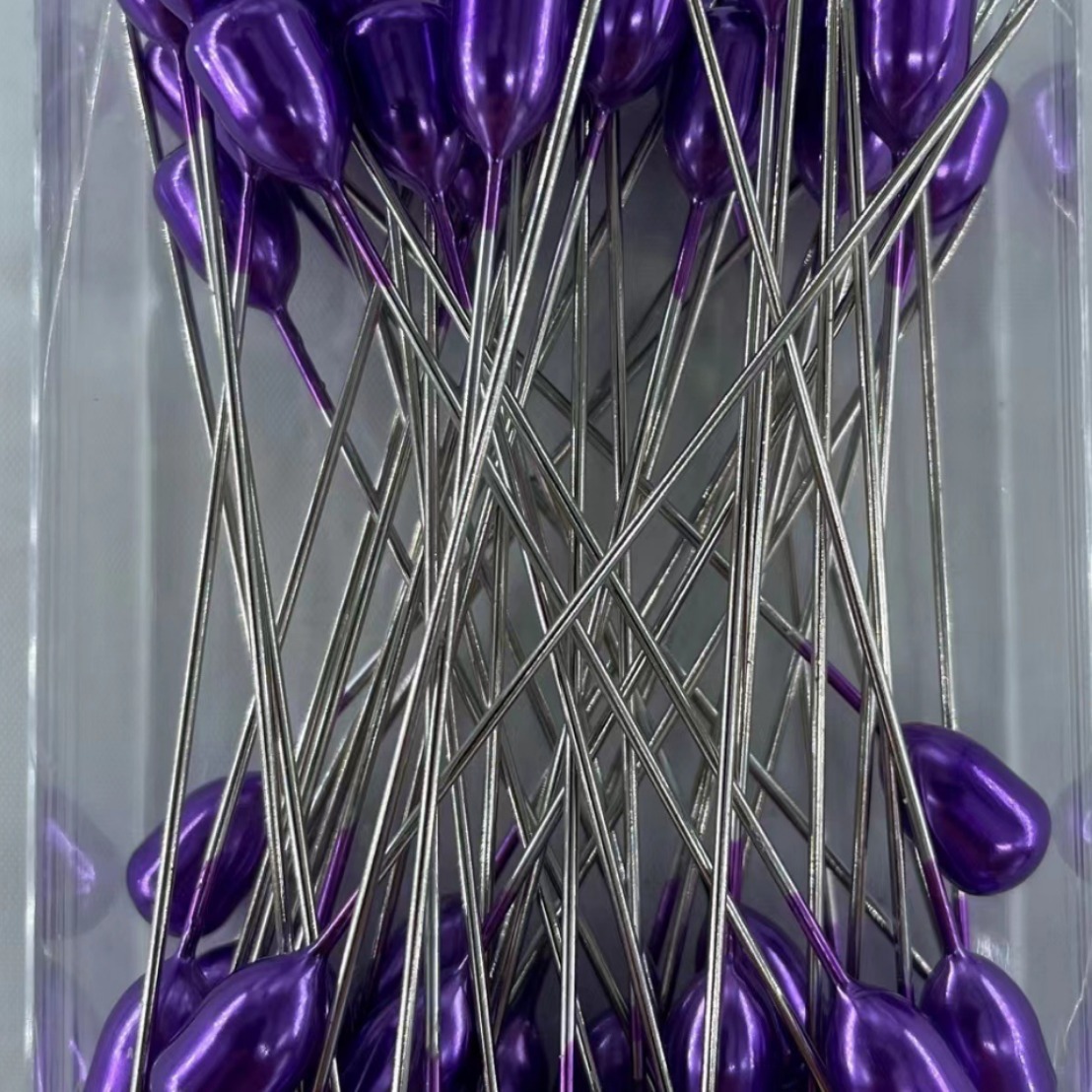 Venta directa de fábrica 6*9*65mm color en forma de pera aguja de posicionamiento de ropa 50 piezas