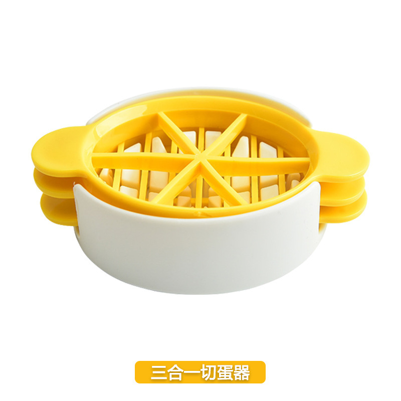 国境を越えたキッチン三合一DIY卵切り器多機能キッチンスライサー家庭用トマトレモンスライサー|undefined