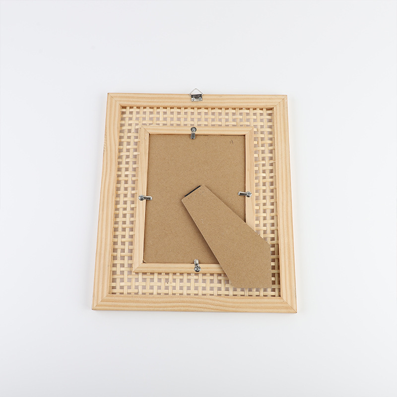Marco de madera maciza japonés transfronterizo 5 pulgadas 6 pulgadas 7 pulgadas 8 pulgadas rectangular tela de caña cuelga de pared decoración cuelga de pared cuelga de pared cuelga de pared cuelga de pared cuelga de marco