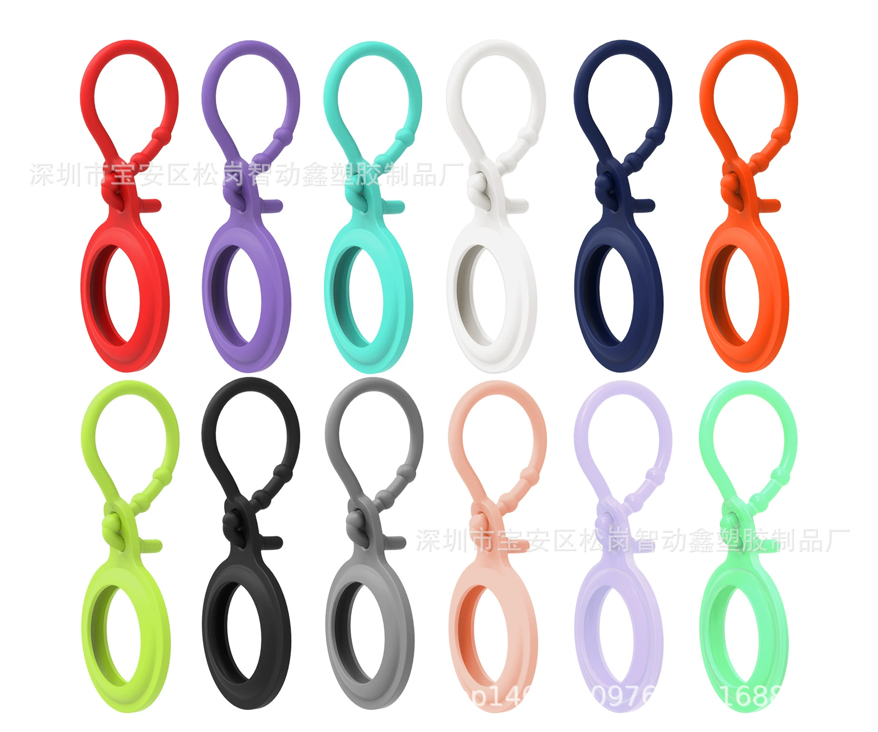 Подходит для Apple AirTag Защитный чехол Силиконовая защита Airtagcase Тип ключа Мягкий чехол Защитный чехол для защиты от потери устройства