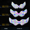 LED light source, children's props for adults, clothing, angel wings