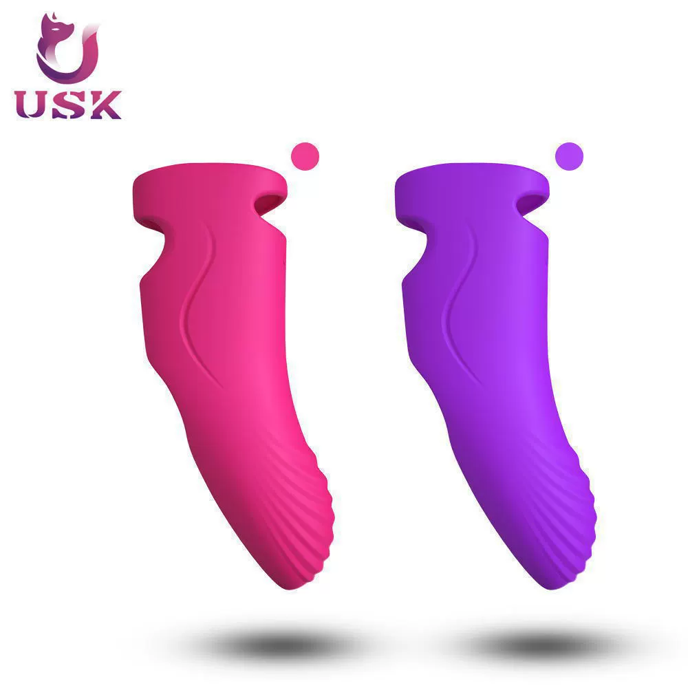 USK-V08USB набор пальцев с зарядкой, беспроводной пульт управления, женский оргазм эротический массаж для взрослых