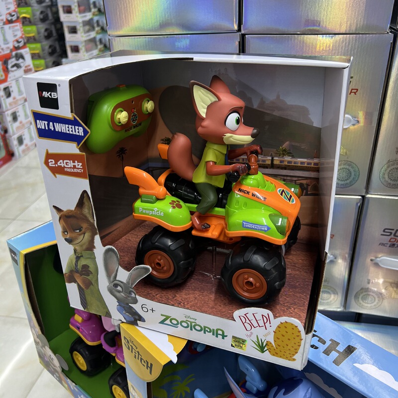 Disney Zootopia 2.4g Remote Control Car Stunt Atv Stitch Figure Toy Boy Gift Disney Zootopia 2.4g Remote Control Car Stunt Atv Stitch Figure Toy Boy Gift