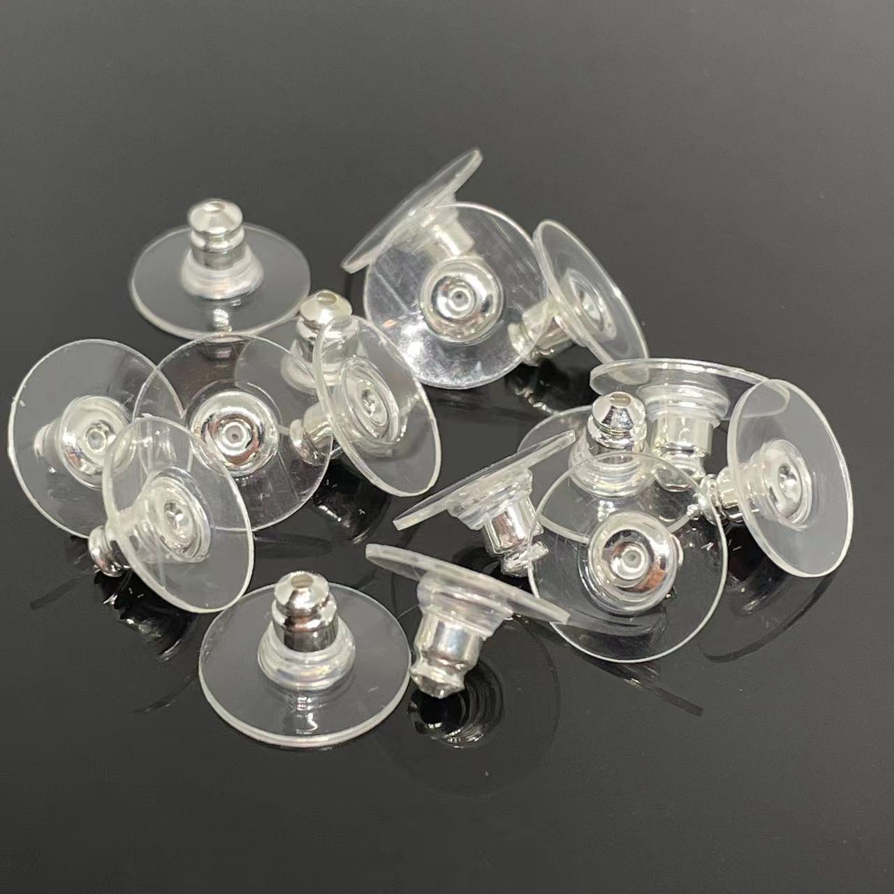 銅空飛ぶ円盤フィルム耳栓diy耳飾り部品保色メッキ弾頭飛盤耳栓卸売り